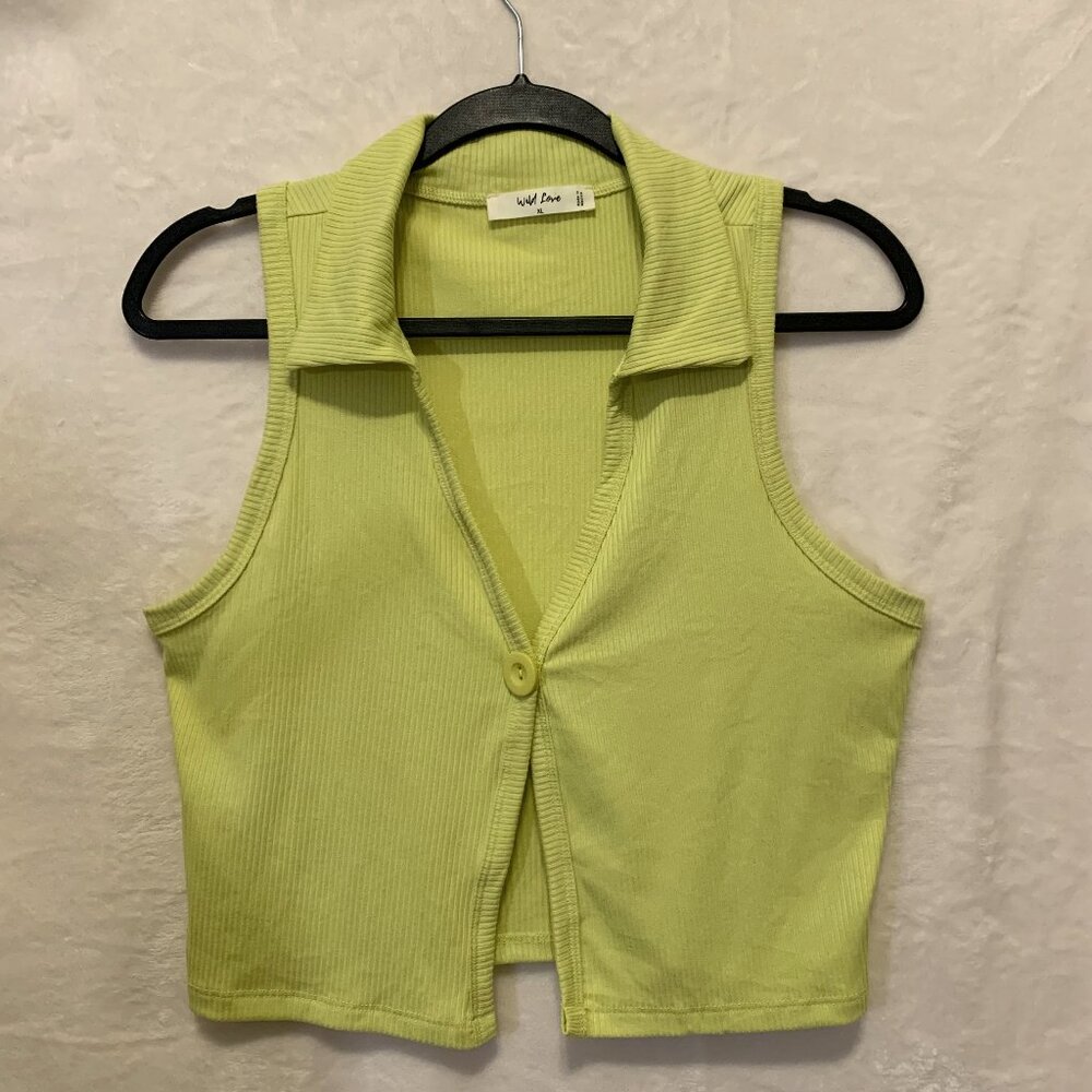 Wild Love V-neck Collared Top
